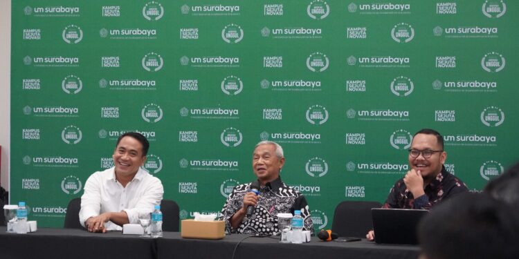 Diskusi dan Forum Group Discussion Civil Society Organization (CSO) Gathering
regional Jawa Timur di Auditorium Universitas Muhammadiyah Surabaya, Kamis (11/4).